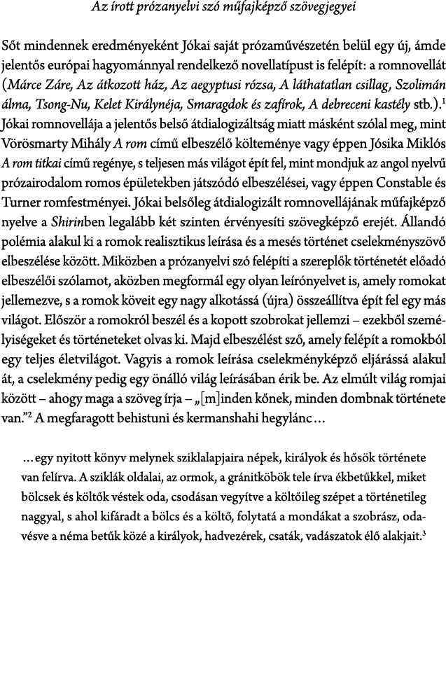 Az rott pr zanyelvi sz  m fajk pz  sz vegjegyei S t mindennek eredm nyek nt J kai saj t pr zam v szet n bel l egy  j...